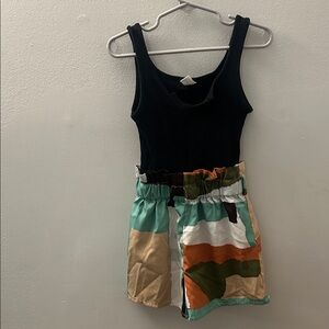 Colorful Women's Patchwork Shorts